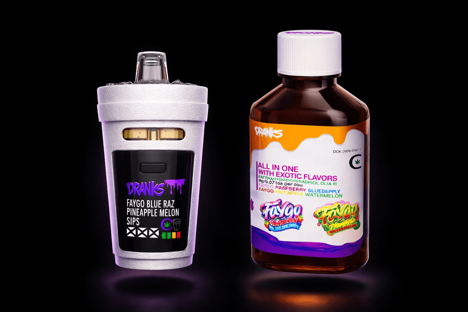 DRANKS 2G – Dual Chamber THC Vape (Soda Terp Series)  - Image 1