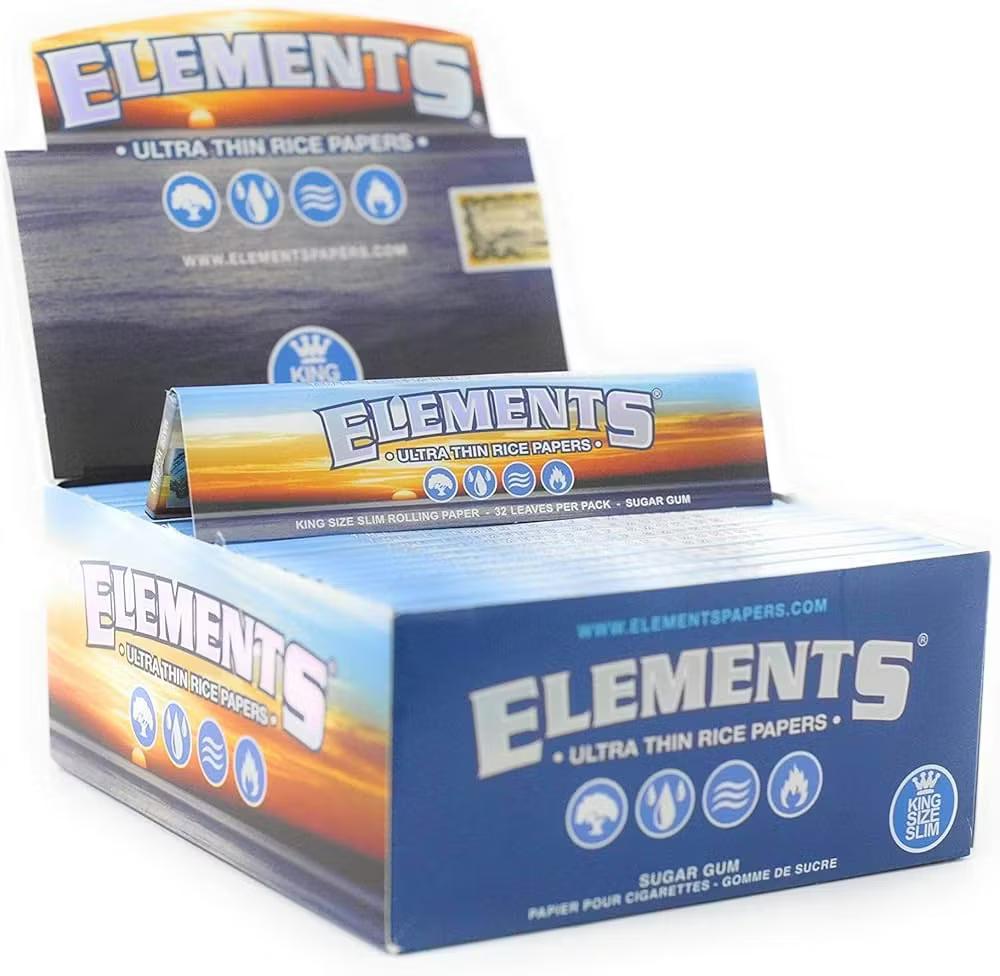   King Size Elements Ultra Thin Papers  - Image 1