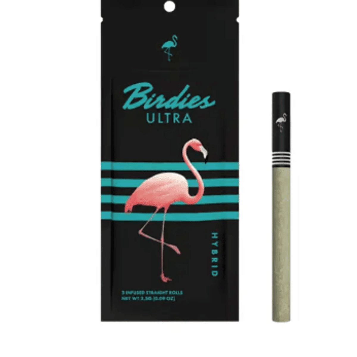 BIRDIES 2.5g THC Ultra 3 Infused Straight Pre-Rolls - Image 1
