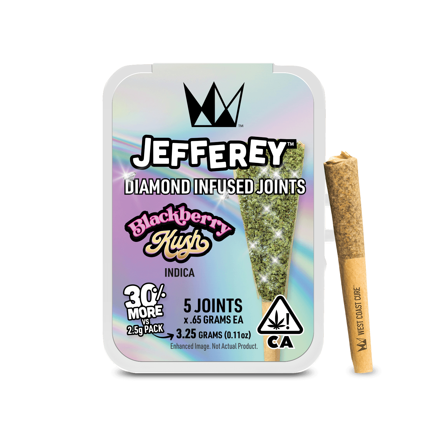WEST COAST CURE .65g Jefferey Infused 5-Pack Pre-Rolls - Image 1