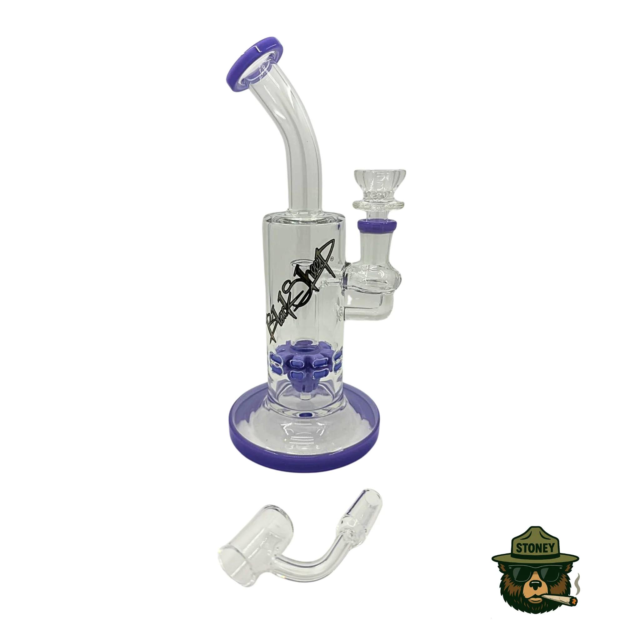 Handcrafted Black Sheep Glass Water Pipe 13” - #1142 - Image 1