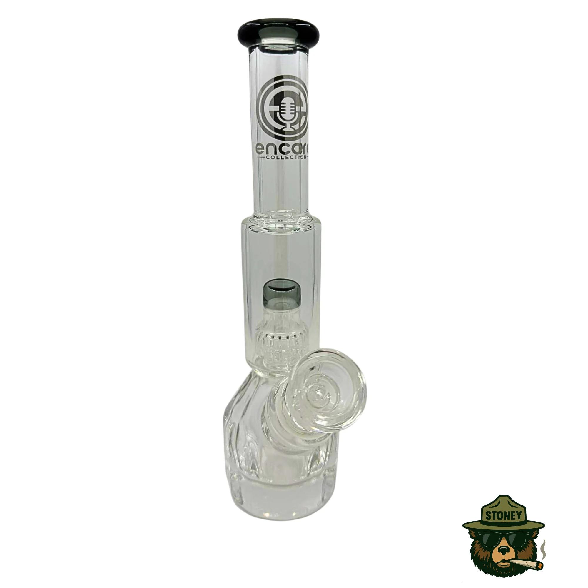 Handcrafted Encore Collection Glass Water Pipe 9” - #1144 - Image 1
