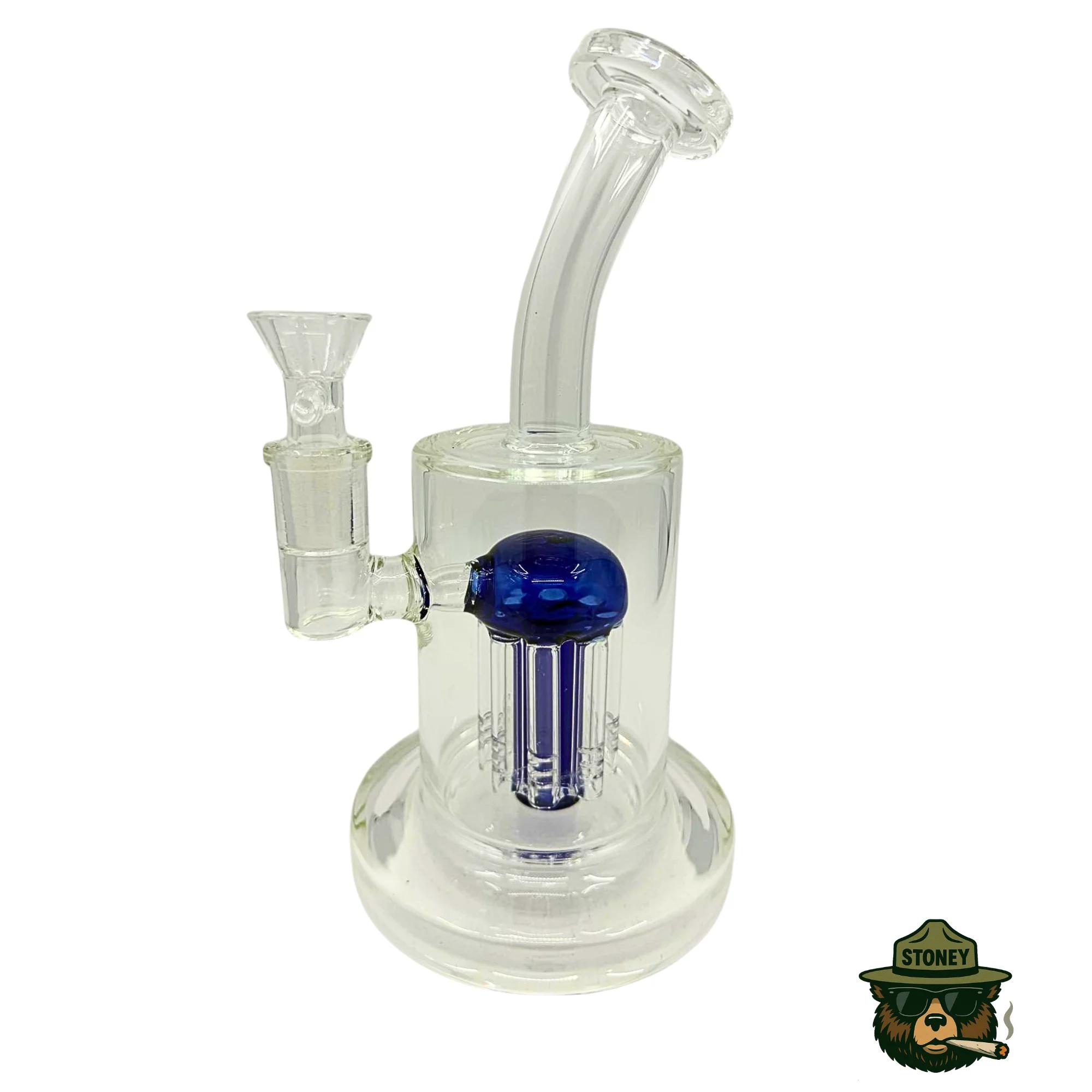 Handcrafted Glass Water Pipe 9" - #1137 - Image 1
