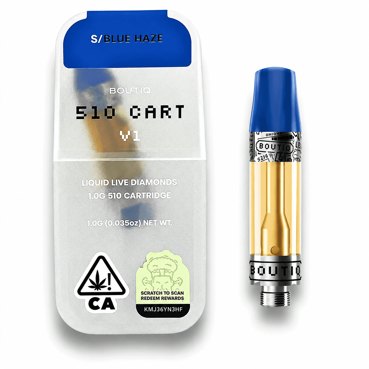 BOUTIQ 510 Cart V1 Liquid Live Diamonds | 1G | - Image 1